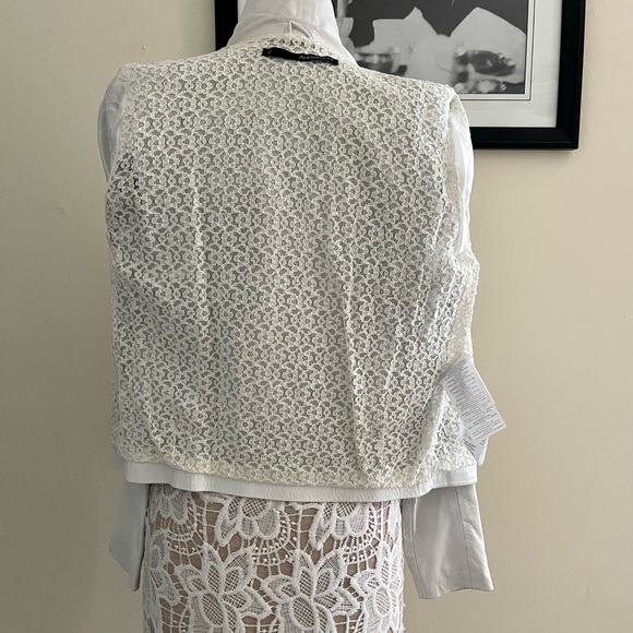 New Real leather jacket AnnaRita N size S EU 40 made in Italy org $559 - Picture 11 of 15